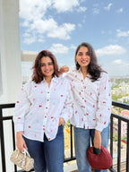 Friendship Day Combo – 2 Embroidered Shirts